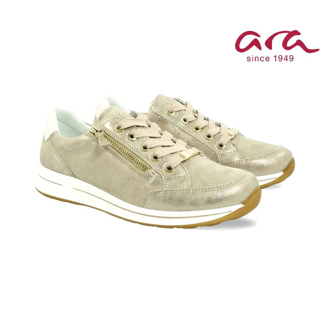 Ara dames sneakers shell kleur met rits en veters model 54801