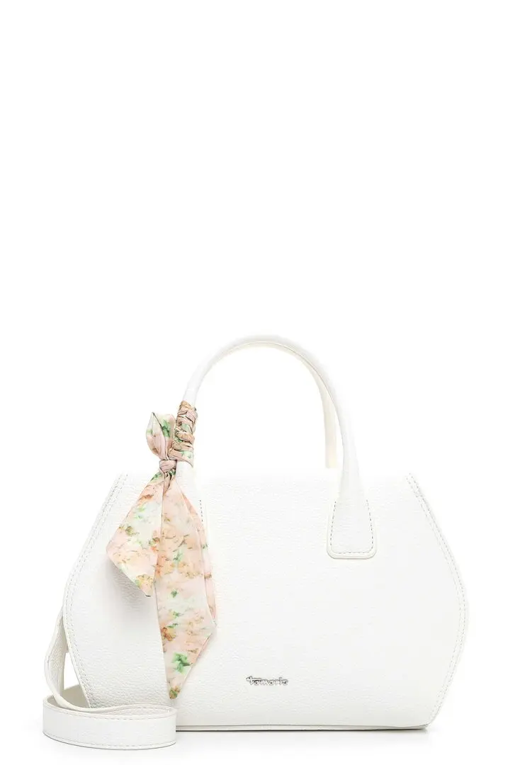 Witte Tamaris handtas met decoratieve sjaal